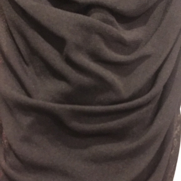 Black Ruched Dress - Picture 3 of 4